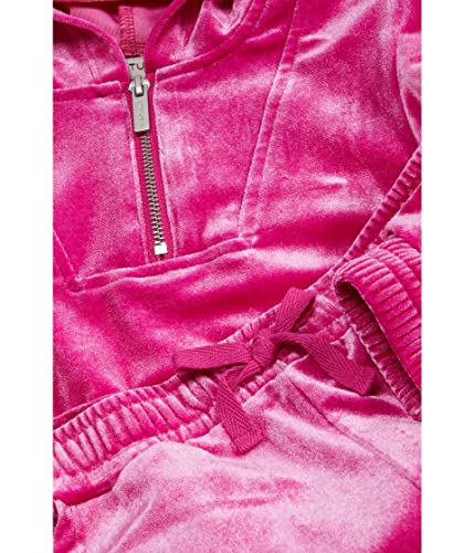 HABITUAL girl Baby Girl's Velour Knit Pants Set (Infant) Dark Pink 12 Months