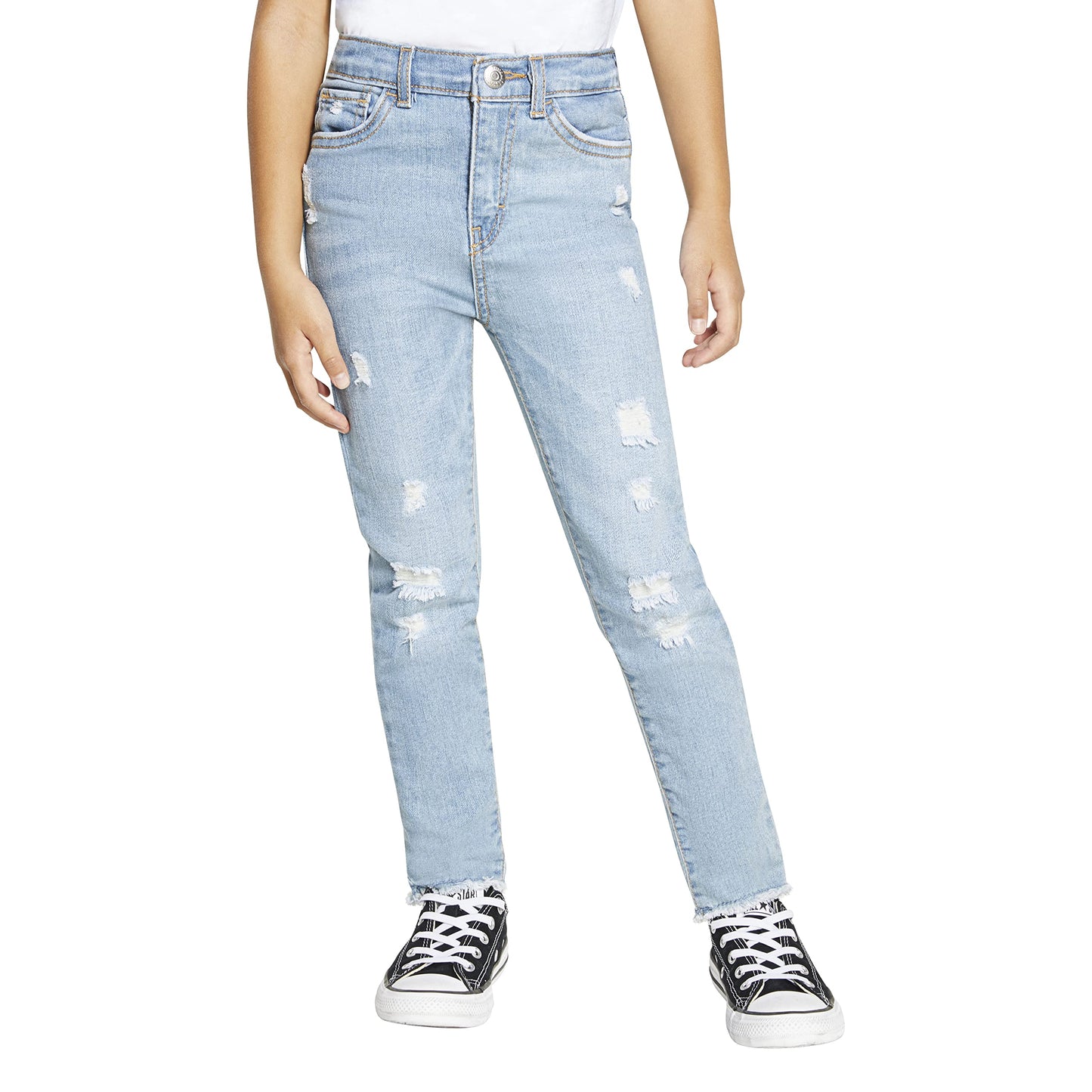 Levi's Girls' 720 High Rise Super Skinny Fit Jeans, Blue, 10