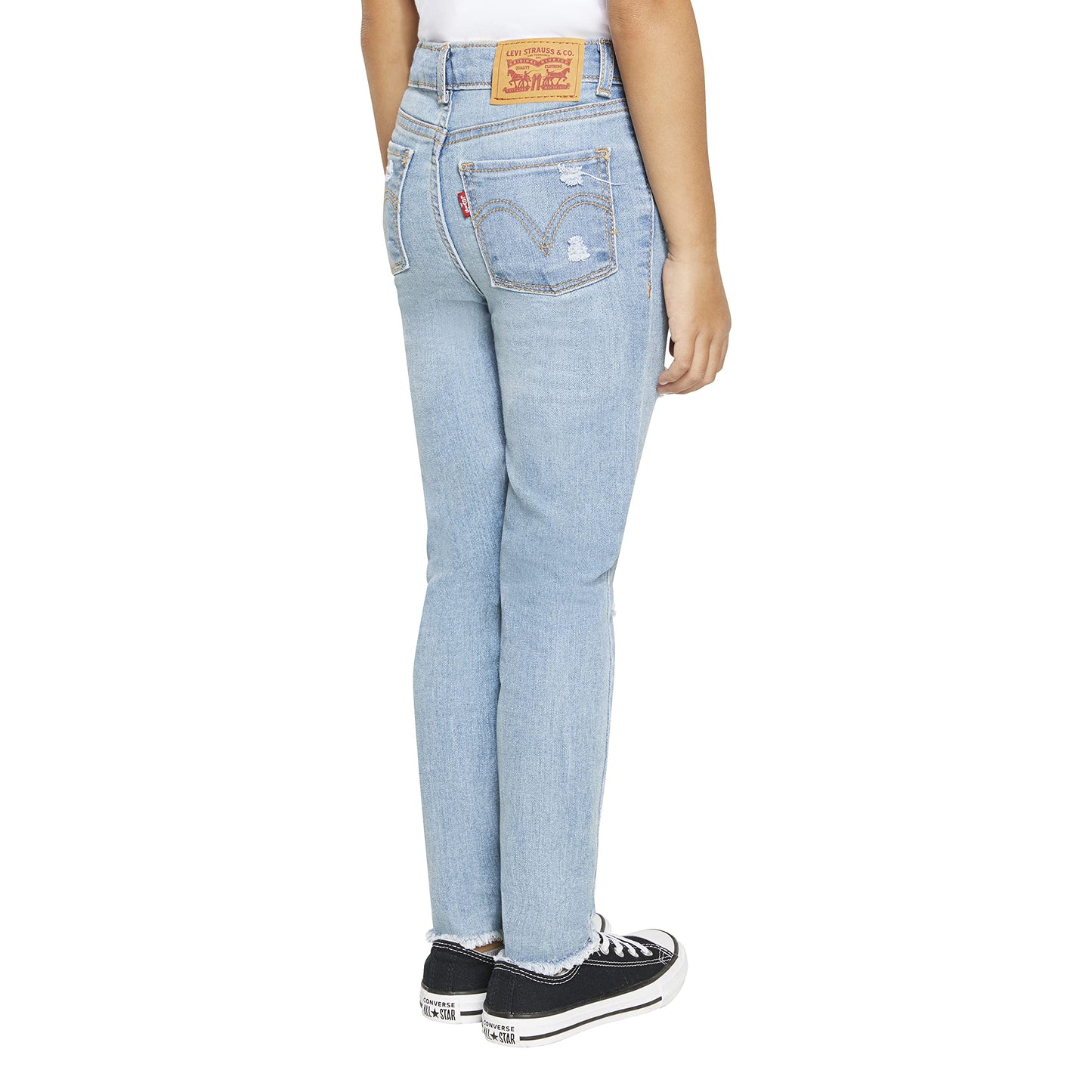 Levi's Girls' 720 High Rise Super Skinny Fit Jeans, Blue, 10