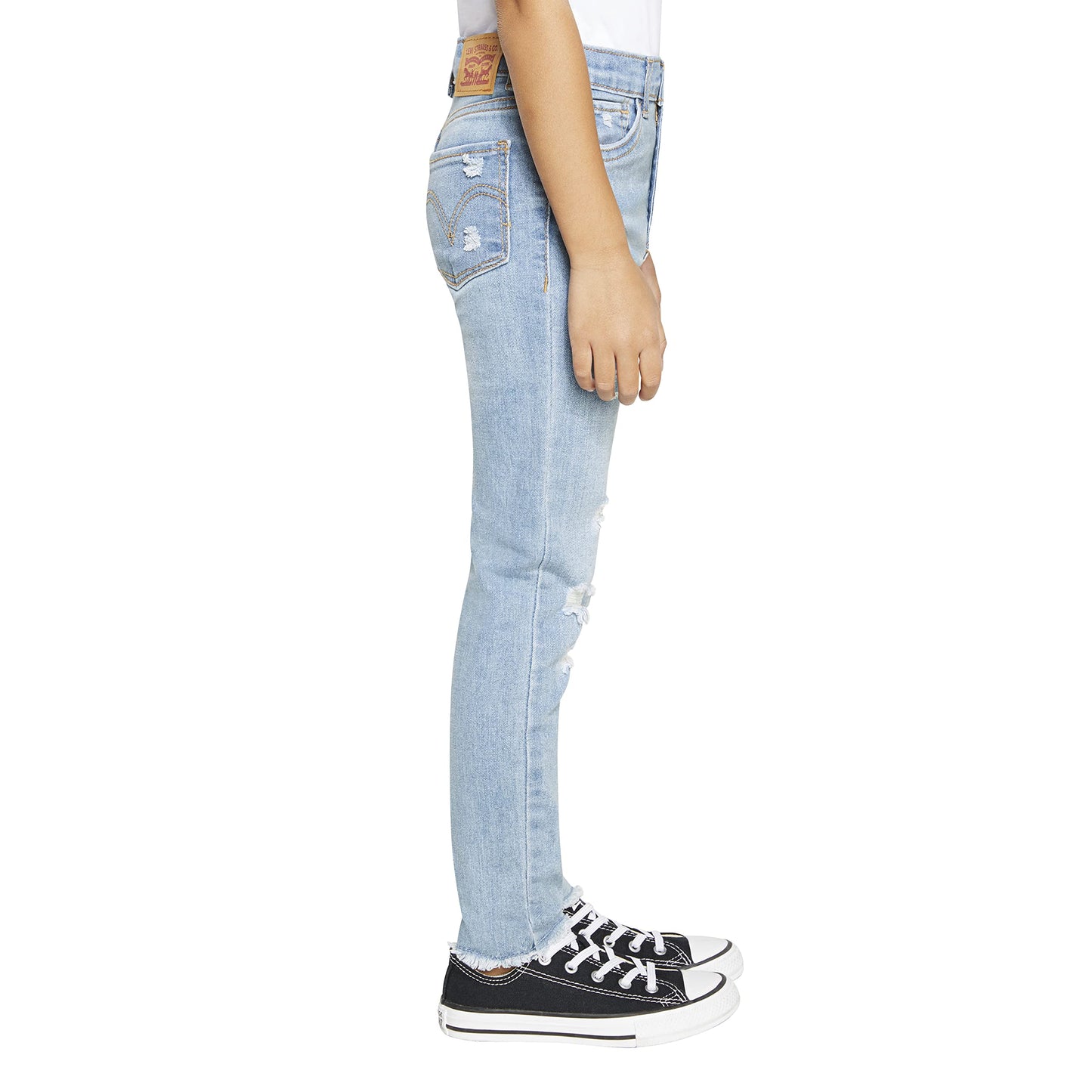 Levi's Girls' 720 High Rise Super Skinny Fit Jeans, Blue, 10
