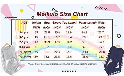 Meikulo Crop Tops Hoodies for Teen Girls Clothes Kids Cute Long Sleeve Shirts Checkered Sweatshirts and Sweatpants 2 Piece Outfits Sweatsuit Clothing Sets White, 11-12 Years